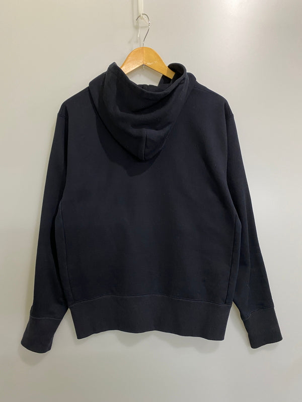 【中古品】【メンズ】 FACTELIER ファクトリエ ZIP UP HOODIE ジップアップフーディー パーカー トップス 140-260709-yn-07-min サイズ：L カラー：ブラック 万代Net店