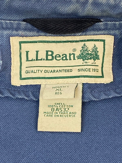 【現状渡し品】【レディース】 L.L.Bean エルエルビーン A532 HUNTING JACKET ハンティングジャケット 168-260321-zi-37-min サイズ：XL カラー：ブルー系 万代Net店