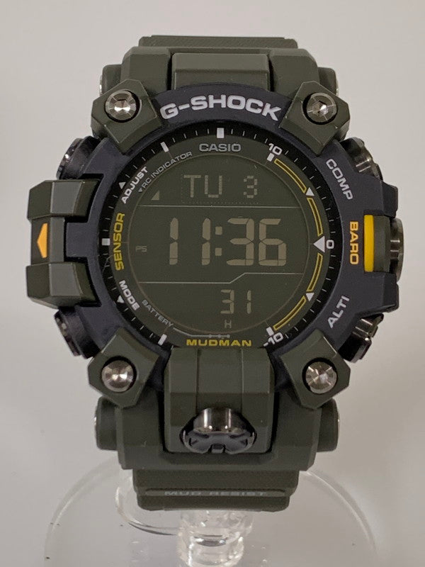 【中古品】【メンズ】 G-SHOCK ジーショック MASTER OF G LAND MUDMAN GW-9500-3ER マスター オブ ジー ランド マッドマン 腕時計 メンズ ウォッチ 196-260303-em-22-min カラー：カーキ系 万代Net店