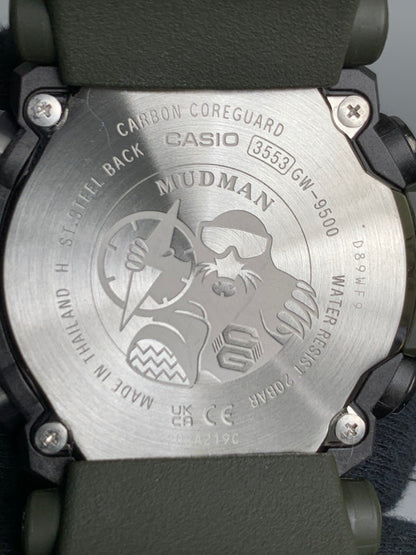 【中古品】【メンズ】 G-SHOCK ジーショック MASTER OF G LAND MUDMAN GW-9500-3ER マスター オブ ジー ランド マッドマン 腕時計 メンズ ウォッチ 196-260303-em-22-min カラー：カーキ系 万代Net店