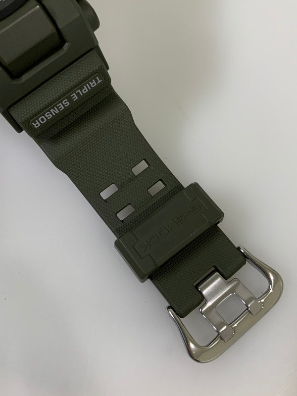 【中古品】【メンズ】 G-SHOCK ジーショック MASTER OF G LAND MUDMAN GW-9500-3ER マスター オブ ジー ランド マッドマン 腕時計 メンズ ウォッチ 196-260303-em-22-min カラー：カーキ系 万代Net店