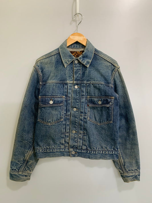 【現状渡し品】【メンズ】 Levi's リーバイス 50'S 革パッチ 517XX DENIM JACKET デニムジャケット アウター ヴィンテージ 146-260225-AS-17-min サイズ：下記参照 カラー：インディゴ 万代Net店