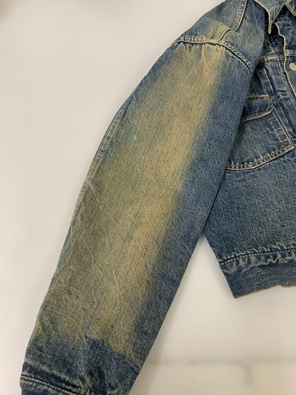 【現状渡し品】【メンズ】 Levi's リーバイス 50'S 革パッチ 517XX DENIM JACKET デニムジャケット アウター ヴィンテージ 146-260225-AS-17-min サイズ：下記参照 カラー：インディゴ 万代Net店