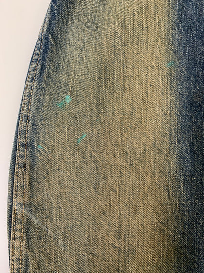 【現状渡し品】【メンズ】 Levi's リーバイス 50'S 革パッチ 517XX DENIM JACKET デニムジャケット アウター ヴィンテージ 146-260225-AS-17-min サイズ：下記参照 カラー：インディゴ 万代Net店
