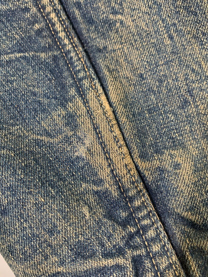 【現状渡し品】【メンズ】 Levi's リーバイス 50'S 革パッチ 517XX DENIM JACKET デニムジャケット アウター ヴィンテージ 146-260225-AS-17-min サイズ：下記参照 カラー：インディゴ 万代Net店