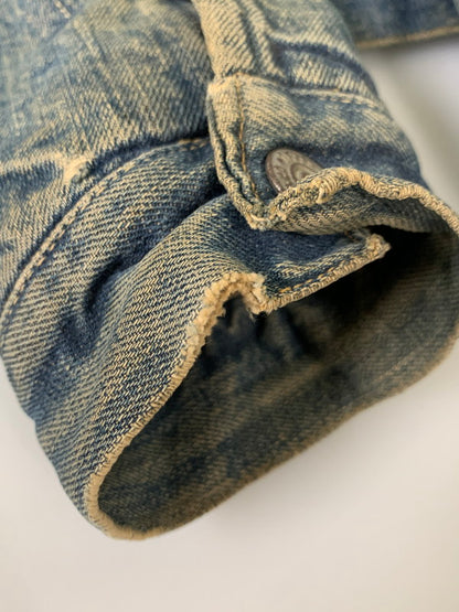 【現状渡し品】【メンズ】 Levi's リーバイス 50'S 革パッチ 517XX DENIM JACKET デニムジャケット アウター ヴィンテージ 146-260225-AS-17-min サイズ：下記参照 カラー：インディゴ 万代Net店