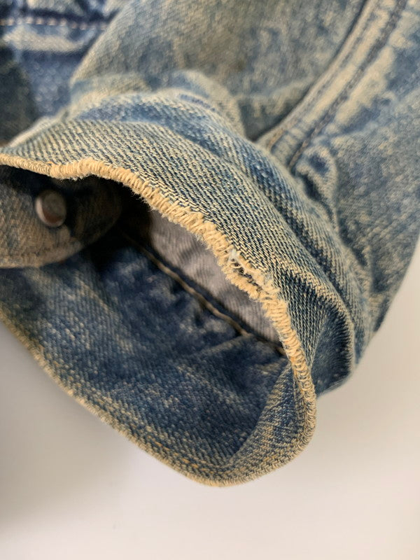 【現状渡し品】【メンズ】 Levi's リーバイス 50'S 革パッチ 517XX DENIM JACKET デニムジャケット アウター ヴィンテージ 146-260225-AS-17-min サイズ：下記参照 カラー：インディゴ 万代Net店