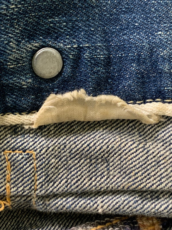【現状渡し品】【メンズ】 Levi's リーバイス 50'S 革パッチ 517XX DENIM JACKET デニムジャケット アウター ヴィンテージ 146-260225-AS-17-min サイズ：下記参照 カラー：インディゴ 万代Net店