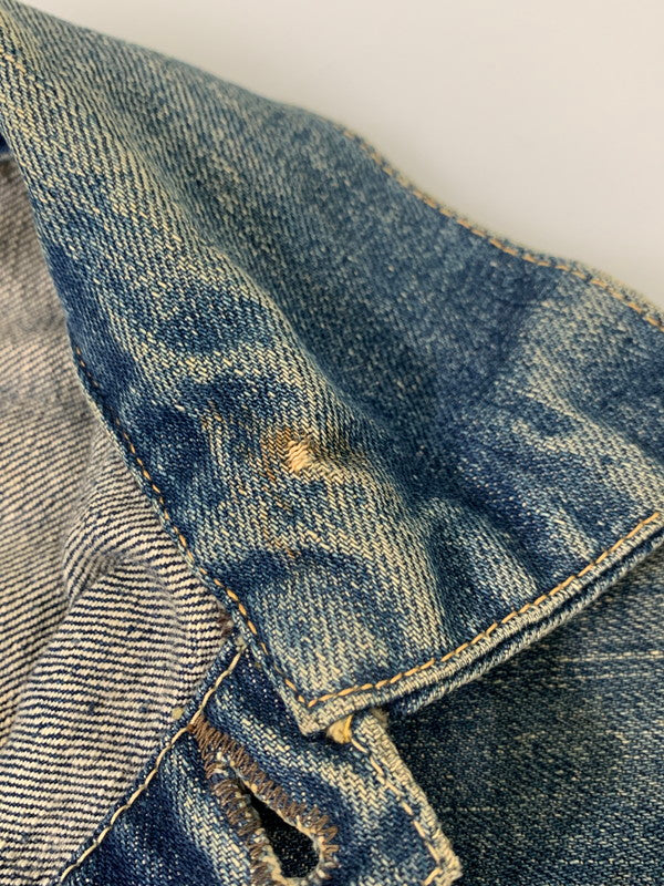 【現状渡し品】【メンズ】 Levi's リーバイス 50'S 革パッチ 517XX DENIM JACKET デニムジャケット アウター ヴィンテージ 146-260225-AS-17-min サイズ：下記参照 カラー：インディゴ 万代Net店