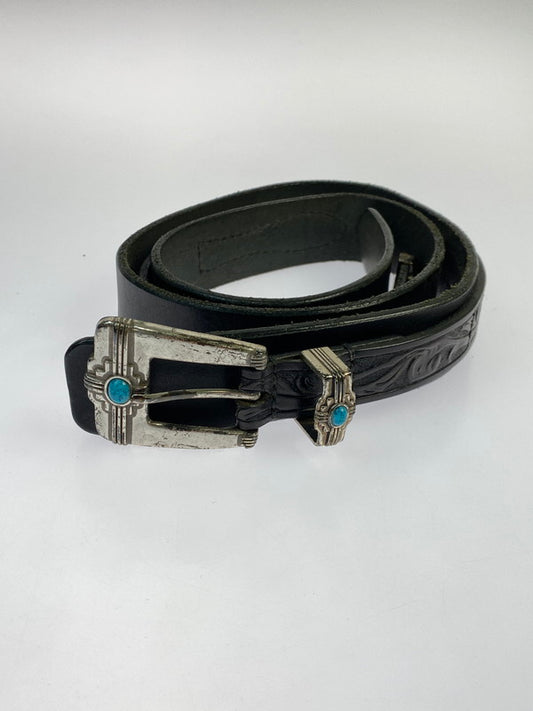 【現状渡し品】【メンズ】 USED ユーズド WESTERN RANGER BELT ウエスタン・レンジャーベルト 205-260307-zi-12-min カラー：ブラック 万代Net店