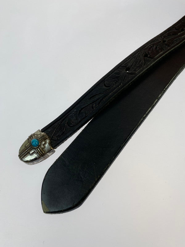 【現状渡し品】【メンズ】 USED ユーズド WESTERN RANGER BELT ウエスタン・レンジャーベルト 205-260307-zi-12-min カラー：ブラック 万代Net店