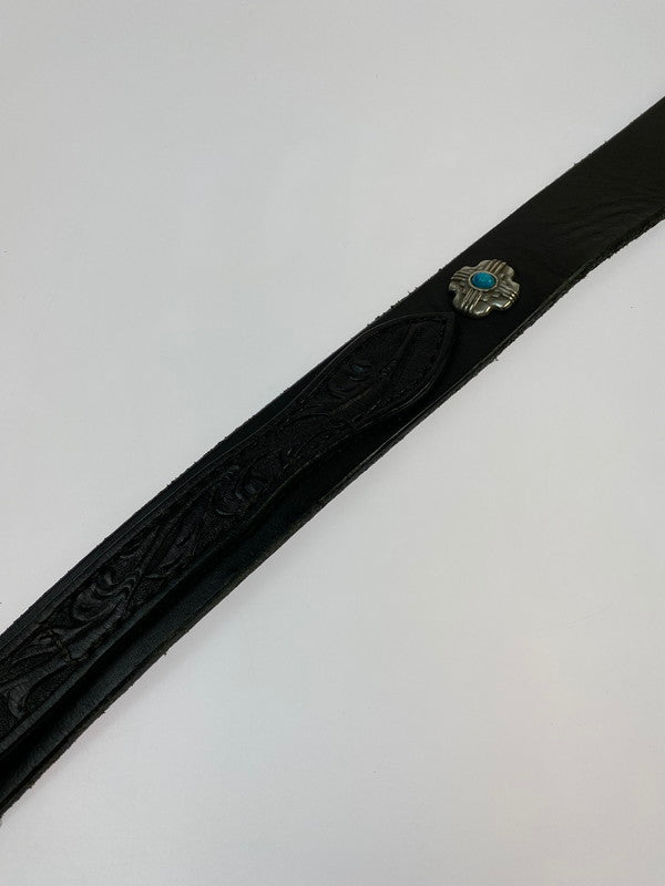 【現状渡し品】【メンズ】 USED ユーズド WESTERN RANGER BELT ウエスタン・レンジャーベルト 205-260307-zi-12-min カラー：ブラック 万代Net店