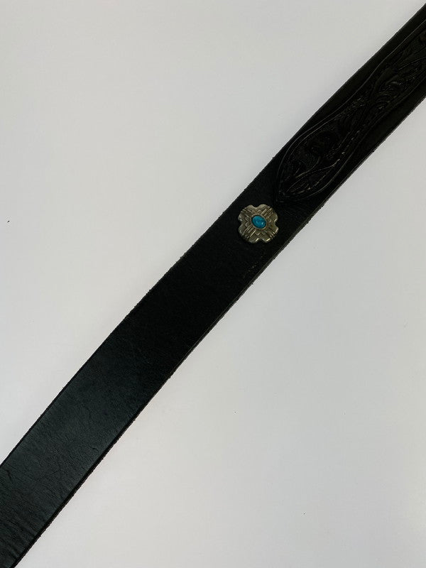 【現状渡し品】【メンズ】 USED ユーズド WESTERN RANGER BELT ウエスタン・レンジャーベルト 205-260307-zi-12-min カラー：ブラック 万代Net店