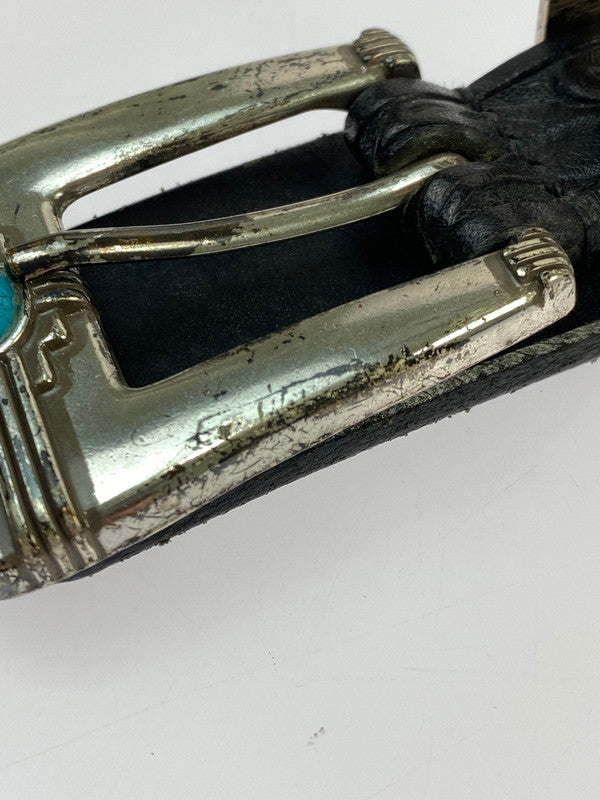 【現状渡し品】【メンズ】 USED ユーズド WESTERN RANGER BELT ウエスタン・レンジャーベルト 205-260307-zi-12-min カラー：ブラック 万代Net店