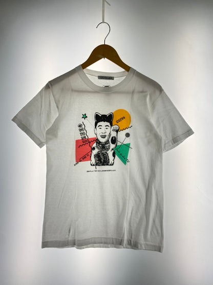 【中古品】【メンズ】 天才たけしの元気が出るテレビ 80S 元気が出る商事 TEE 半袖Tシャツ ショートスリーブ ヴィンテージ 146-260718-AS-41-min サイズ：不明 下記参照 カラー：ホワイト 万代Net店