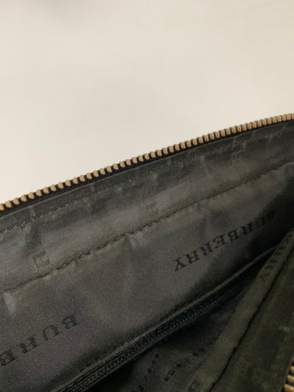 【中古品】【メンズ/レディース】 BURBERRY バーバリー 2WAY ALL LEATHER BAG オール レザー バッグ トートバッグ 革鞄 カバン 188-260303-em-24-min カラー：ブラック 万代Net店