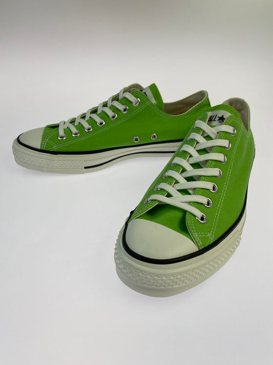 【中古美品】【メンズ】 CONVERSE コンバース CANVAS ALL STAR J OX 31314260 キャンバス オールスター スニーカー 靴 162-260313-yn-04-min サイズ：9 2/1 カラー：マスカットグリーン 万代Net店