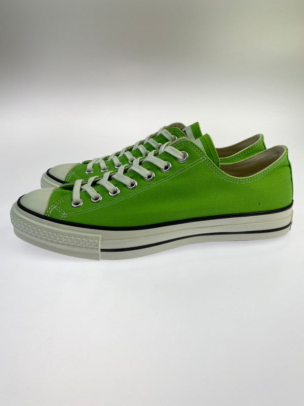【中古美品】【メンズ】 CONVERSE コンバース CANVAS ALL STAR J OX 31314260 キャンバス オールスター スニーカー 靴 162-260313-yn-04-min サイズ：9 2/1 カラー：マスカットグリーン 万代Net店