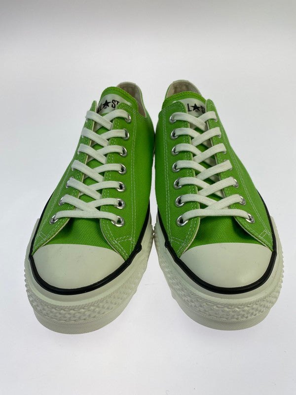 【中古美品】【メンズ】 CONVERSE コンバース CANVAS ALL STAR J OX 31314260 キャンバス オールスター スニーカー 靴 162-260313-yn-04-min サイズ：9 2/1 カラー：マスカットグリーン 万代Net店