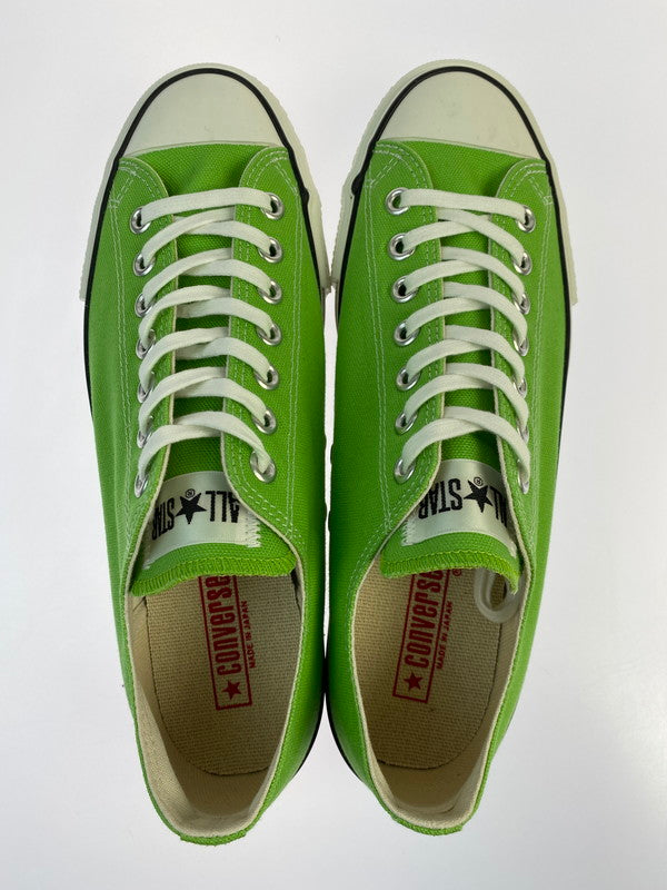 【中古美品】【メンズ】 CONVERSE コンバース CANVAS ALL STAR J OX 31314260 キャンバス オールスター スニーカー 靴 162-260313-yn-04-min サイズ：9 2/1 カラー：マスカットグリーン 万代Net店