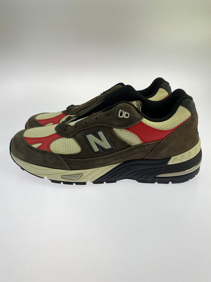 【未使用品】【メンズ】 AIME LEON DORE エメ レオン ドレ ×NEW BALANCE ニューバランス 991V1 靴 シューズ スニーカー 162-260225-AS-54-min サイズ：US11 カラー：ブラウン/ベージュ 万代Net店