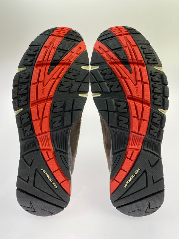 【未使用品】【メンズ】 AIME LEON DORE エメ レオン ドレ ×NEW BALANCE ニューバランス 991V1 靴 シューズ スニーカー 162-260225-AS-54-min サイズ：US11 カラー：ブラウン/ベージュ 万代Net店