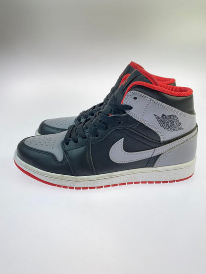 【中古品】【メンズ/レディース】 NIKE ナイキ AIR JORADN 1 MID 靴 シューズ スニーカー 160-260225-AS-48-min サイズ：26cm カラー：ブラック/グレイ/レッド 万代Net店