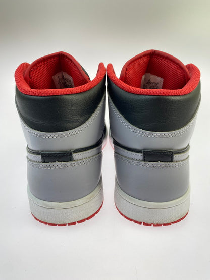 【中古品】【メンズ/レディース】 NIKE ナイキ AIR JORADN 1 MID 靴 シューズ スニーカー 160-260225-AS-48-min サイズ：26cm カラー：ブラック/グレイ/レッド 万代Net店