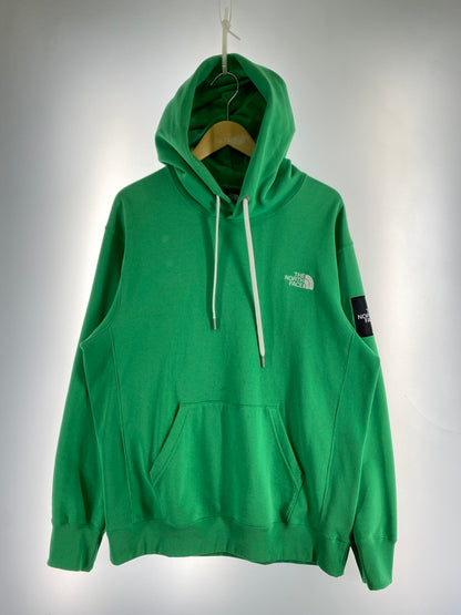 【中古品】【メンズ】 THE NORTH FACE ザ ノースフェイス SQUARE LOGO HOODIE スクエア ロゴ フーディー NT12333 パーカー トップス 144-260922-hu-08-min サイズ：XL カラー：グリーン 万代Net店
