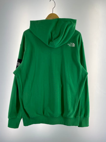 【中古品】【メンズ】 THE NORTH FACE ザ ノースフェイス SQUARE LOGO HOODIE スクエア ロゴ フーディー NT12333 パーカー トップス 144-260922-hu-08-min サイズ：XL カラー：グリーン 万代Net店