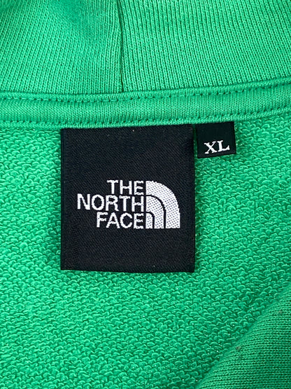 【中古品】【メンズ】 THE NORTH FACE ザ ノースフェイス SQUARE LOGO HOODIE スクエア ロゴ フーディー NT12333 パーカー トップス 144-260922-hu-08-min サイズ：XL カラー：グリーン 万代Net店