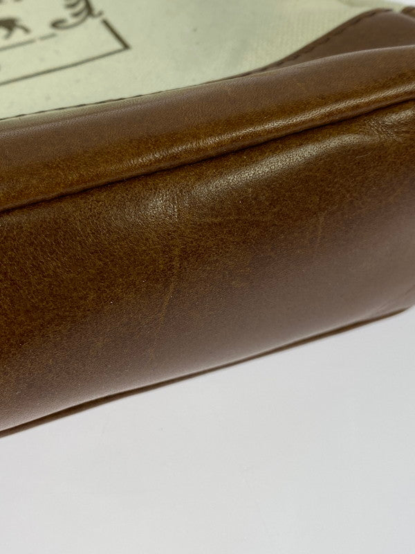【中古美品】【メンズ/レディース】 PHERROWS フェローズ POSTMAN BAG NATURAL 25S-PBG1 ポストマンバッグ カバン 188-260306-jt-09-min カラー：オフホワイト 万代Net店