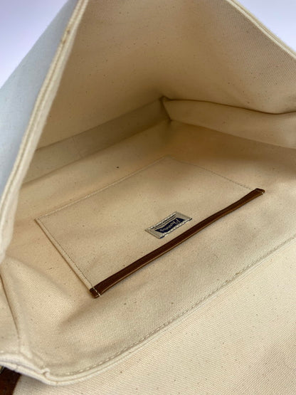 【中古美品】【メンズ/レディース】 PHERROWS フェローズ POSTMAN BAG NATURAL 25S-PBG1 ポストマンバッグ カバン 188-260306-jt-09-min カラー：オフホワイト 万代Net店