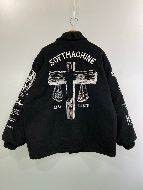 【中古品】【メンズ】 SOFT MACHINE FEAR COAT SM-24AW-001 ソフトマシーン ファラオコート アウター 142-260313-yn-22-min サイズ：XXL カラー：ブラック 万代Net店