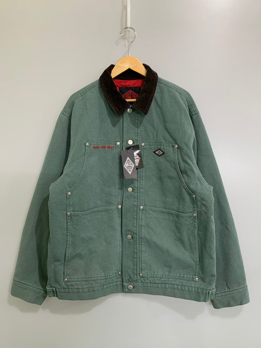 【中古美品】【メンズ】 INDEPENDENT インディペンデント TRUCK COMPNY 538254101 SUMMIT WORK JACKET ワークジャケット アウター 142-260225-AS-16-min サイズ：XL カラー：グリーン 万代Net店