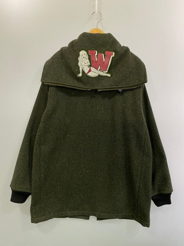 【中古品】【メンズ】 WEIRDO ウィアード WRD-20-AW-06 JUST LOOKING-CADET COAT カデットコート アウター 145-260225-AS-31-min サイズ：2XL カラー：カーキ 万代Net店