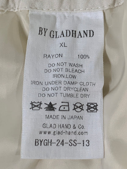 【中古品】【メンズ】 BY GLADHAND バイグラッドハンド BYGH-24-SS-13 24SS TROPICAL SHORTS トロピカル ショーツ メンズ ボトムス 156-260704-hu-10-min サイズ：XL カラー：ホワイト 万代Net店
