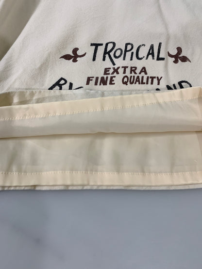 【中古品】【メンズ】 BY GLADHAND バイグラッドハンド BYGH-24-SS-13 24SS TROPICAL SHORTS トロピカル ショーツ メンズ ボトムス 156-260704-hu-10-min サイズ：XL カラー：ホワイト 万代Net店