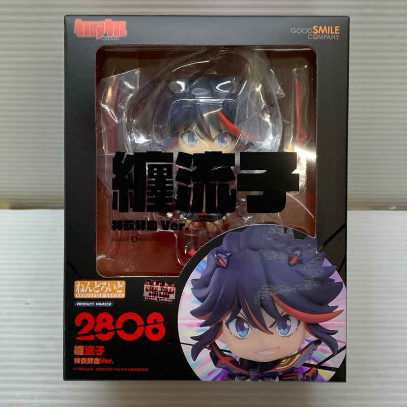 【中古品】 ねんどろいど キルラキル 纏流子 神衣鮮血Ver. フィギュア グッドスマイルカンパニー 053-260428-em-10-min 万代Net店