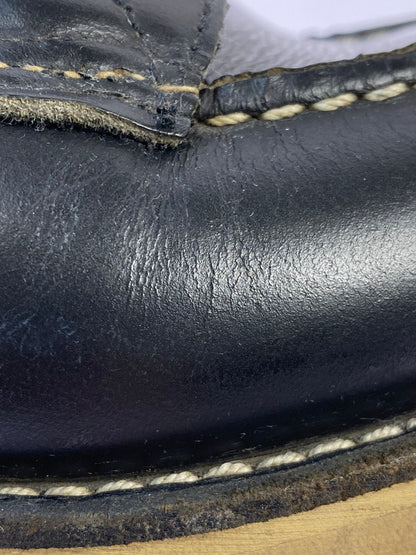 【中古品】【メンズ】 RED WING レッドウィング 90's IRISH SETTER CLASSIC MOC BOOTS 90年代 アイリッシュセッター クラシックモックブーツ 革靴 刺繍羽根タグ 164-260304-kk-21-min サイズ：7 1/2 E カラー：BLACK 万代Net店