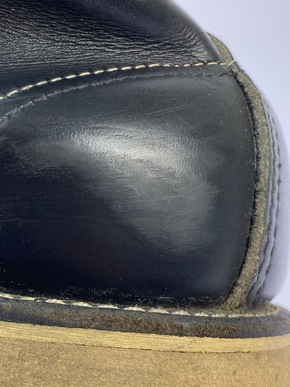 【中古品】【メンズ】 RED WING レッドウィング 90's IRISH SETTER CLASSIC MOC BOOTS 90年代 アイリッシュセッター クラシックモックブーツ 革靴 刺繍羽根タグ 164-260304-kk-21-min サイズ：7 1/2 E カラー：BLACK 万代Net店