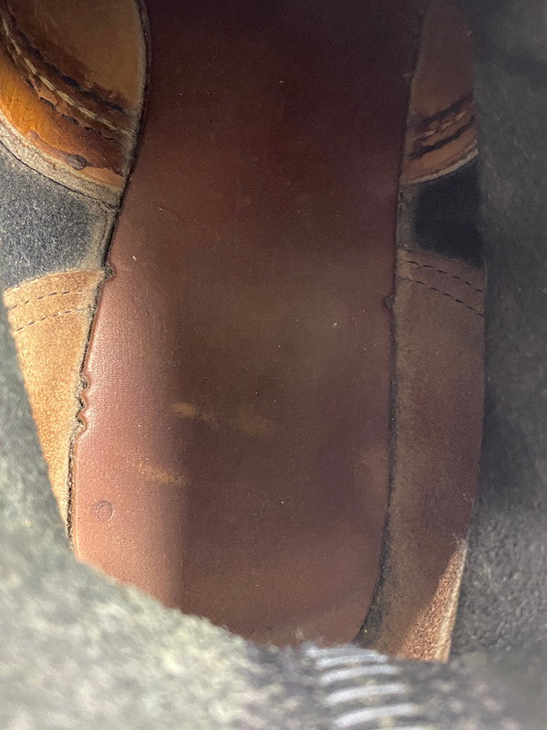 【中古品】【メンズ】 RED WING レッドウィング 90's IRISH SETTER CLASSIC MOC BOOTS 90年代 アイリッシュセッター クラシックモックブーツ 革靴 刺繍羽根タグ 164-260304-kk-21-min サイズ：7 1/2 E カラー：BLACK 万代Net店