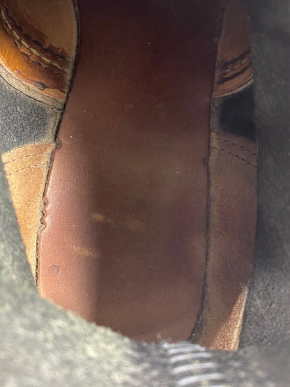 【中古品】【メンズ】 RED WING レッドウィング 90's IRISH SETTER CLASSIC MOC BOOTS 90年代 アイリッシュセッター クラシックモックブーツ 革靴 刺繍羽根タグ 164-260304-kk-21-min サイズ：7 1/2 E カラー：BLACK 万代Net店