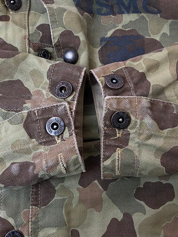【中古品】【メンズ】 U.S ARMY ユーエスアーミー 40S USMC P-44 HERRINGBONE TWILL REVERSIBLE JACKET ツイルリバーシブルジャケット アウター ミリタリー 146-260225-AS-32-min サイズ：下記参照 カラー：カモフラージュ 万代Net店