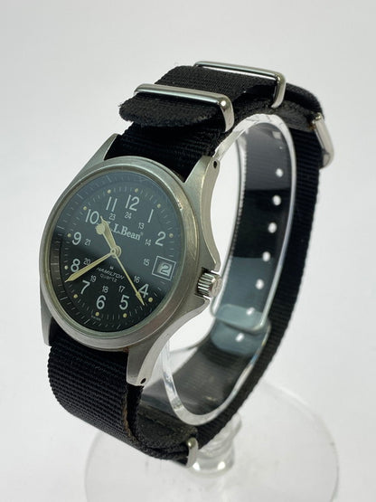 【中古品】【メンズ】 TIM HAMILTON ティムハミルトン × L.L.BEAN エルエルビーン 別注 コラボ ANALOG WATCH 9931 アナログウォッチ 腕時計 197-260307-SH-20-min カラー：ブラック 万代Net店