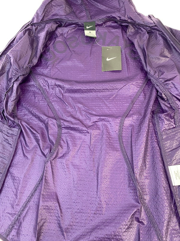 【中古品】【レディース】 NIKE ナイキ × UNDERCOVER アンダーカバー GYAKUSOU エンボスウーブン パーカー 168-260321-zi-36-min サイズ：S カラー：パープル 万代Net店