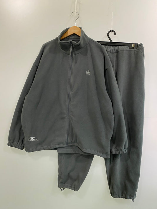 【中古品】【メンズ】 FRESHSERVICE フレッシュサービス FSR243-90134 FLEECE TRACK SUIT フリーストラックスーツ セットアップ 140-260225-AS-20-min サイズ：M カラー：グレー 万代Net店