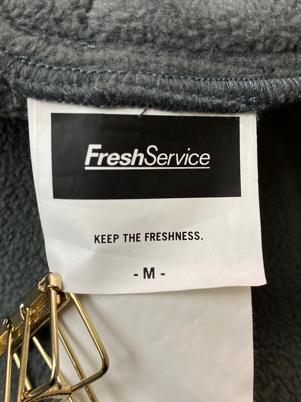 【中古品】【メンズ】 FRESHSERVICE フレッシュサービス FSR243-90134 FLEECE TRACK SUIT フリーストラックスーツ セットアップ 140-260225-AS-20-min サイズ：M カラー：グレー 万代Net店