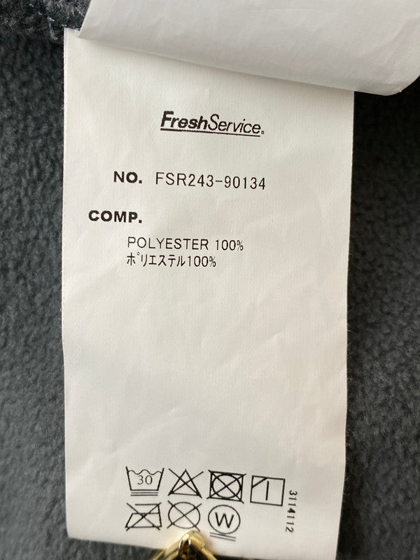 【中古品】【メンズ】 FRESHSERVICE フレッシュサービス FSR243-90134 FLEECE TRACK SUIT フリーストラックスーツ セットアップ 140-260225-AS-20-min サイズ：M カラー：グレー 万代Net店