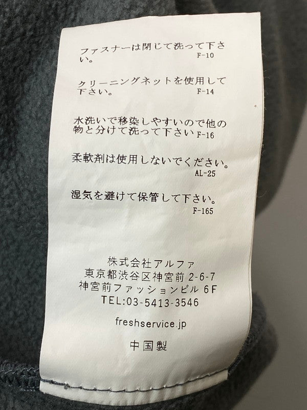 【中古品】【メンズ】 FRESHSERVICE フレッシュサービス FSR243-90134 FLEECE TRACK SUIT フリーストラックスーツ セットアップ 140-260225-AS-20-min サイズ：M カラー：グレー 万代Net店